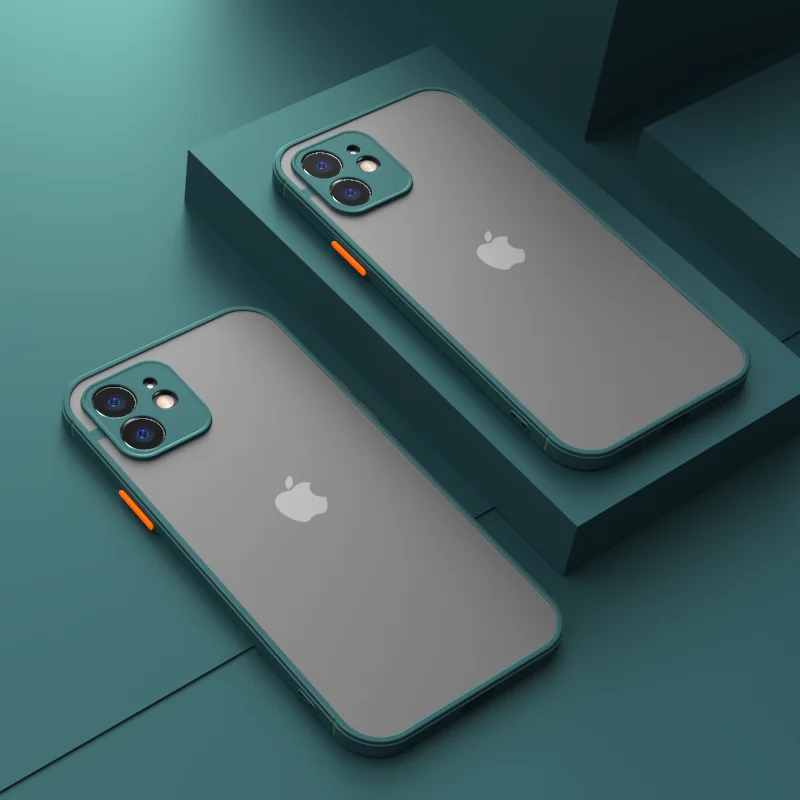  Prova De Choque Armadura Caso Fosco Para Iphone 13 12 11 Pro Max Xr X 