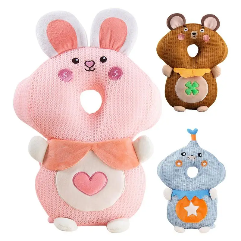 

Cartoon Baby Head Protector Backpack Pillow Soft and Anti-Fall Neck Safety Pad Cushion Perfect Birthday Gift for Newborn Infant