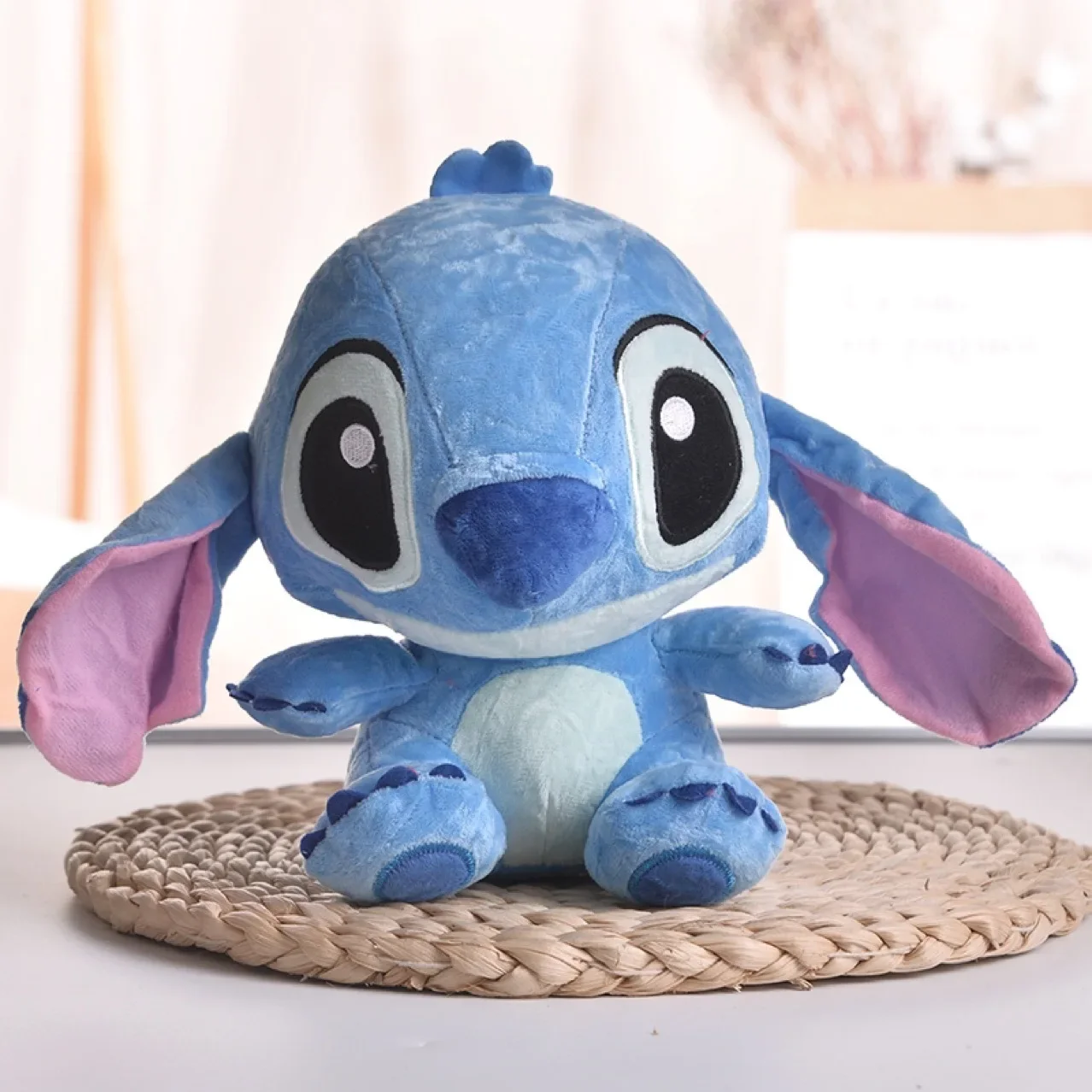 

8in Disney Cartoon Character Stitch Plush Doll Animated Toy Doll Machine Kawaii Soft Cute Action Figure Children's Birthday Gift