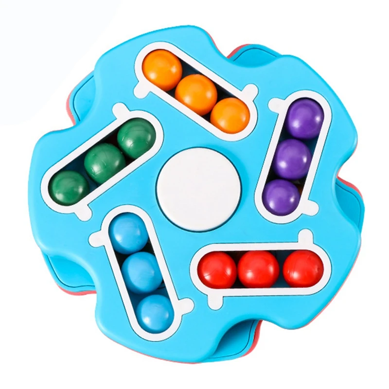 Square Magic Bean Handheld Stressabbau Fingerspitze Würfel Lernspielze Spielzeug 
