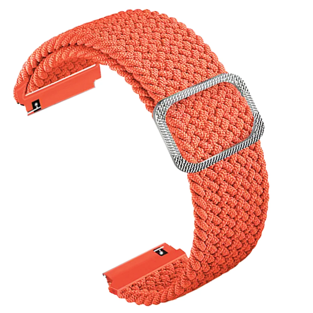 Nylon Braided Loop Strap - Breathable and Durable Replacement Band, 20/22mm