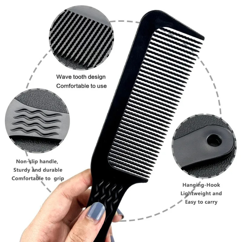Anti Static Flat Top Comb for Barber Hairdressing Clipper
