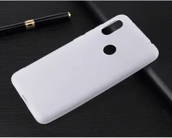 Premium Silicone Soft Case for Smartphones - Durable and Stylish Protection (Clear White)