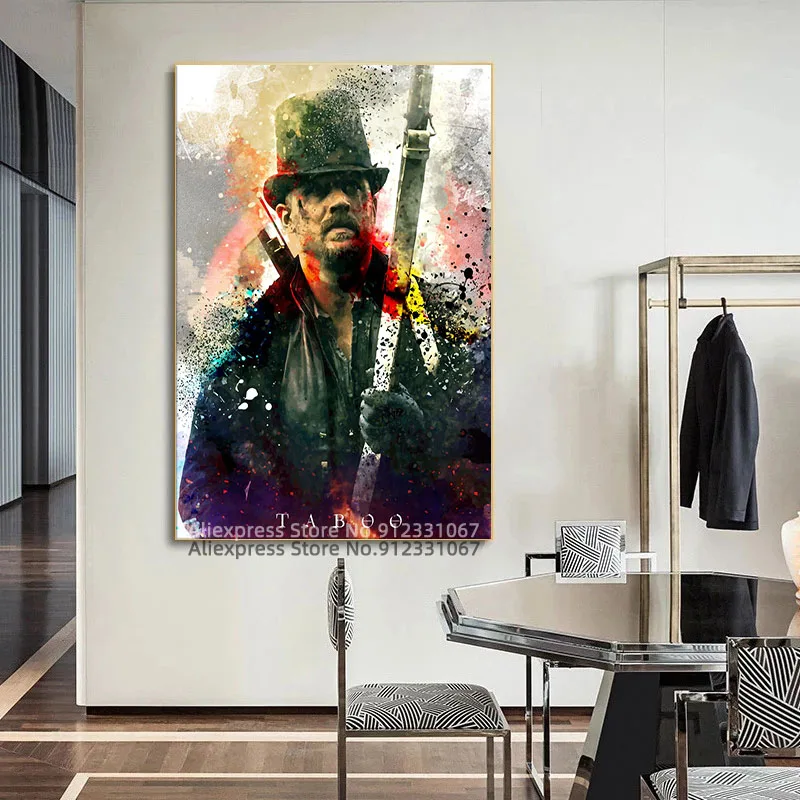 Quadro Decorativo Homem Thomas Shelby Fumando Cigarro Quarto Sala