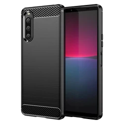 Shockproof Soft Silicone Protective Bumper Case - Enhanced Protection Cover - Xperia 10 Plus (Black)