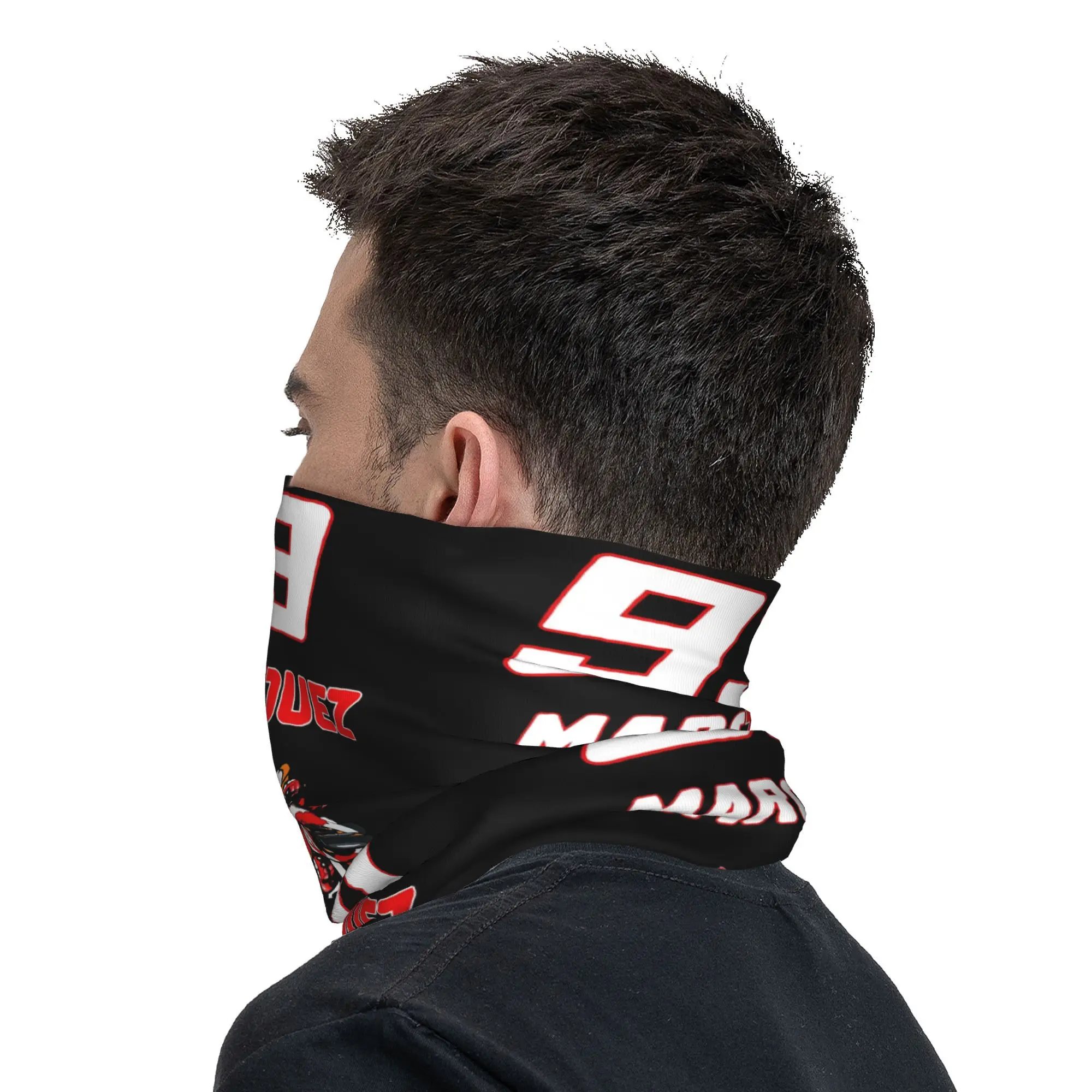 Motorcycle Bandana Winter Neck Warmer Men Windproof Wrap Face Scarf Motor-Marquezs Marxs For Hiking Gaiter Headband