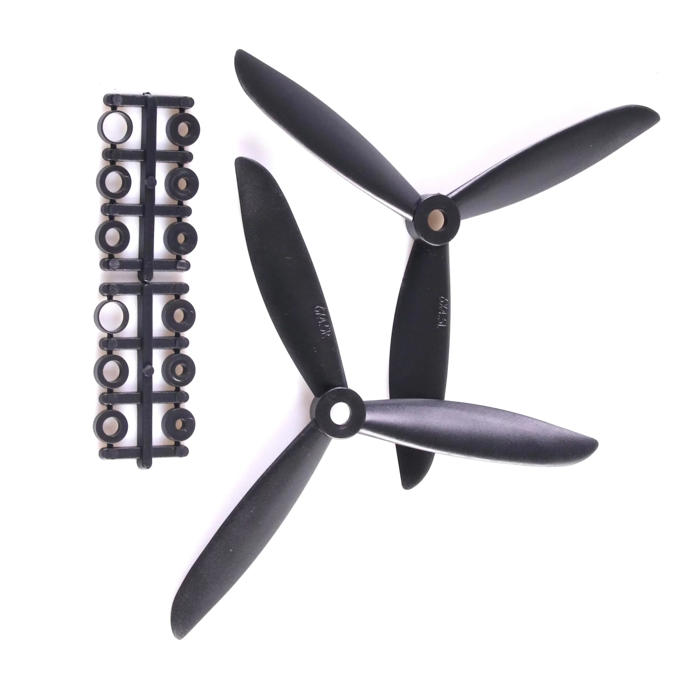 Hélices 5030/5045/6045 3 pales CW/CCW pour drone FPV course