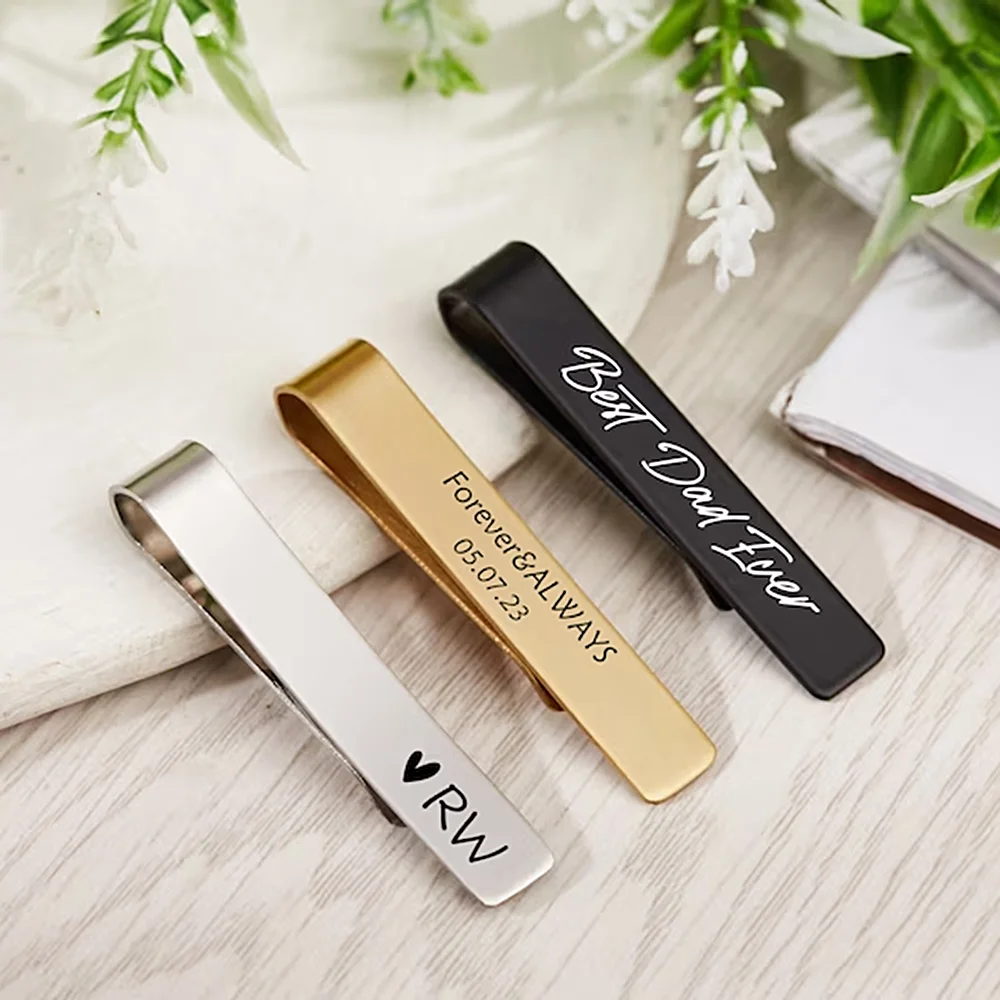 Fermacravatte Da Uomo Confezione Da 2 - Argento, Per Lavoro, Matrimoni E Occasioni Speciali - Foto 7