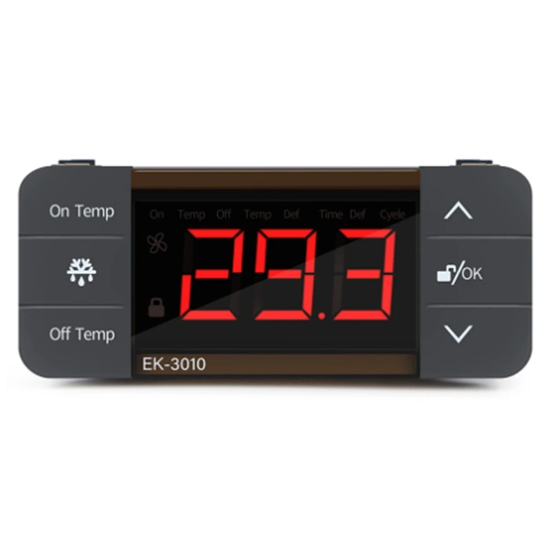 

Digital Temperature Controller 220V Cool Heat Switch Refrigerator Refrigeration Defrost Thermostat Sensor