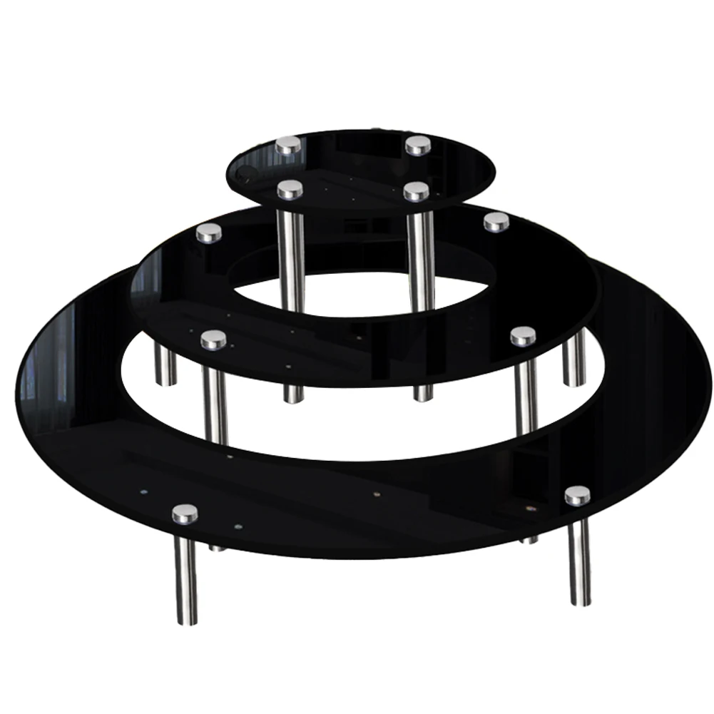 

Creative Decorations Acrylic Cake Display Stand Clear Cake Display Easy Assembly Multilayer Design Reusable Party Solution