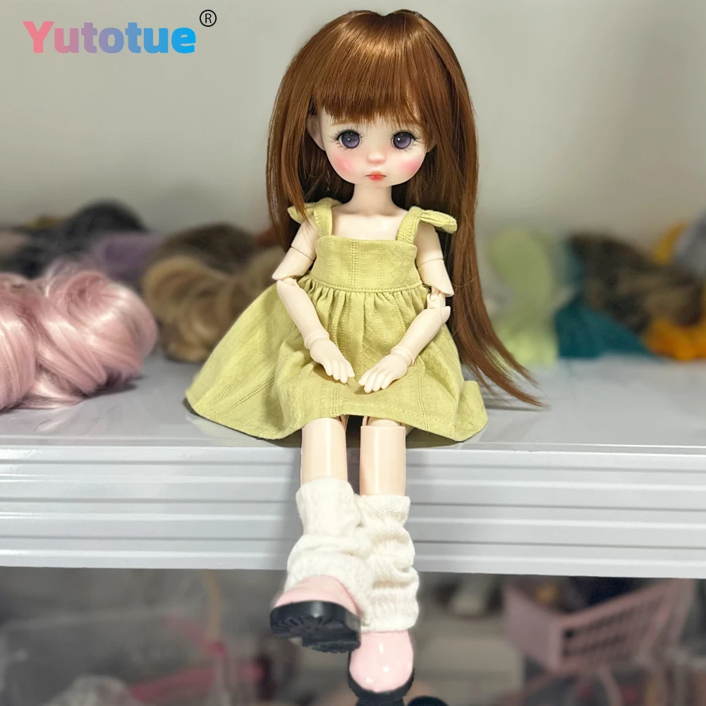 YUTOTUE pelucas de pelo de muñeca para niña de 12 pulgadas de