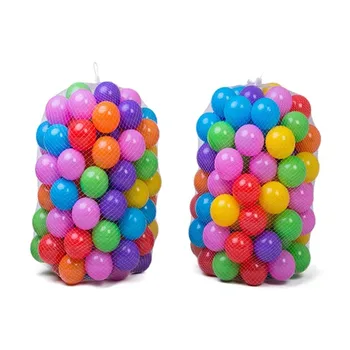 100PCS Kids Ball Colorful Fun Plastic Ball Pit Balls for Babies Kids Children Birthday Parties Events Playground Games Pool Tent 4