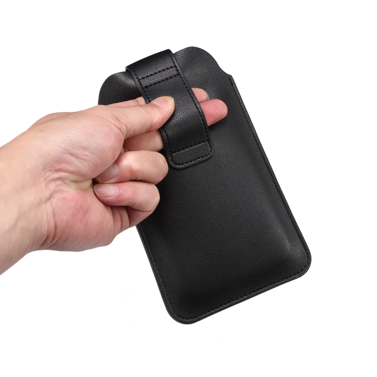 Elegant Universal PU Leather Belt Clip Phone Pouch Case