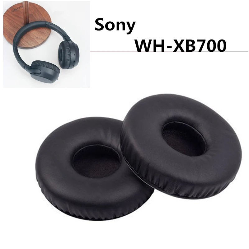 WH XB700 교체용 이어패드, WH-XB700 헤드셋 게이머 헤드폰, 오리지널 가죽 슬리브 이어폰 귀마개 커버