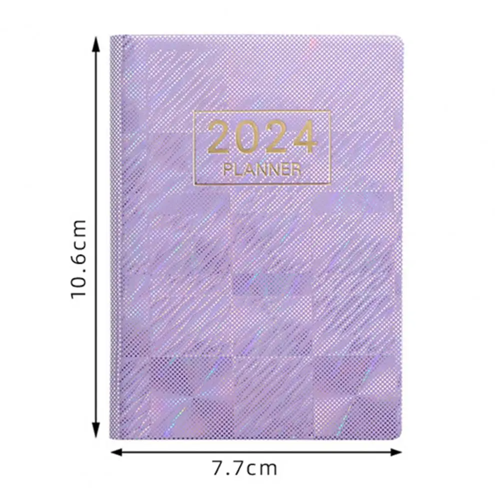 2024 A7 플래너 노트북, 카와이 일기 저널 메모장, 365 일 일정 정리함, 일일 주간 플래너, 한국 문구 사무실
