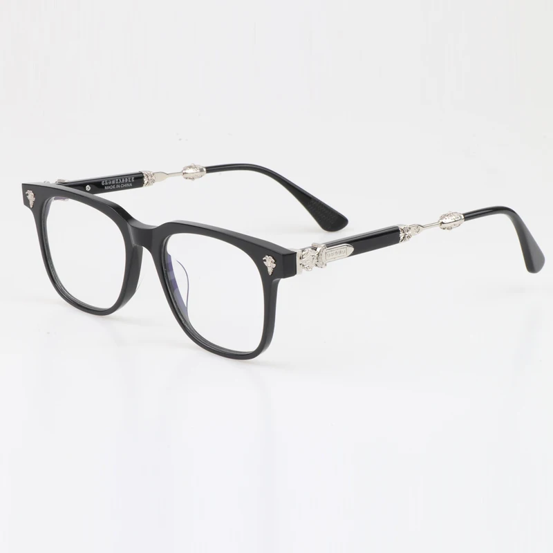 

Basames Bold Acetate Strong Prescription Glasses Frames for Men and Women Quality Spectacles Myopia Optical Eyeglasses Eyepieces