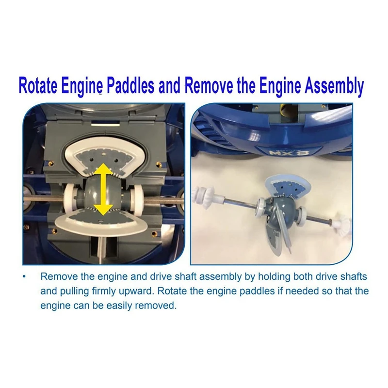 MX6 MX8 MX6EL MX8EL Elite Pool Cleaner Tune-Up Kit Drive Shaft Assembly R0525100 And Engine Wheel Bearing R0527000