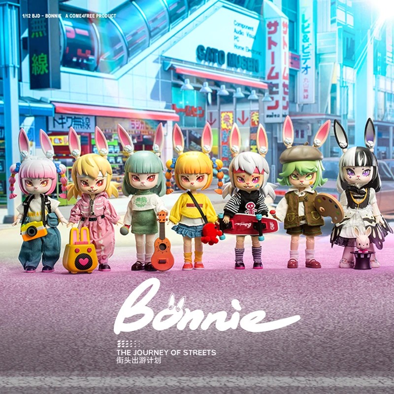  BEEMAI Bonnie The Journey of Streets Series 1PC 1/12 BJD Dolls  6.9 Cute Figures Collectibles Birthday Gift : Toys & Games