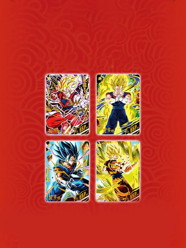 Bonecos desenhos animados dragon ball, cartas colecionáveis super saiyajin  son goku 3d, bonecos de desenho animado - AliExpress