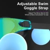 JSJM New Swimming Goggles HD Anti-Fog Professional Swimming Glasses Silicone Anti-UV Adjustable Swimming Goggles Unisex Adults 5