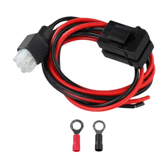 Cavo Alimentazione 6 Pin 30A Per Radio Kenwood, Icom, Alinco - Lunghezza 1m