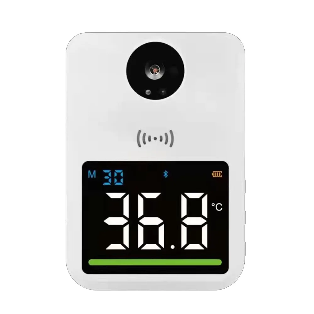 

Mini Vertical Thermometer Non-contact Thermometer Automatic Intelligent Broadcast Thermometer 18 Languages