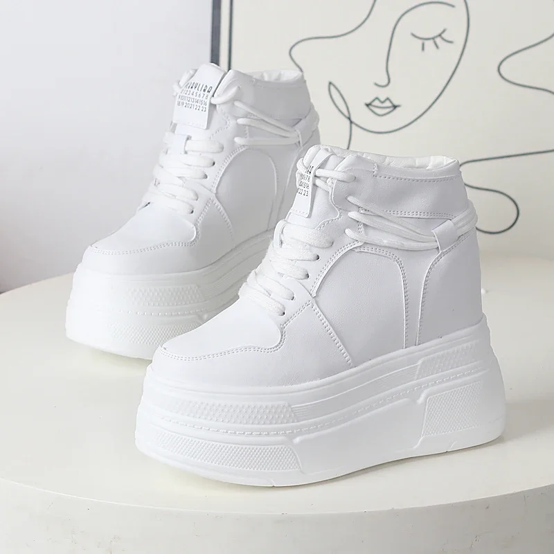 Fashion Sneakers White Chunky Platform Wedge Shoes 2025 Designers