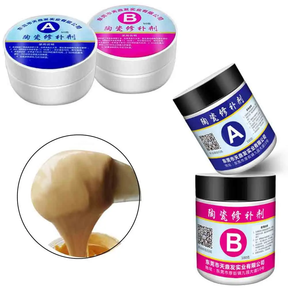 Colar Cerâmica Telha de Assoalho Adesivo Telha Agente Reparação Banheira Telha e Chuveiro Kit Reparação Porcelana Kit para Chip Crack