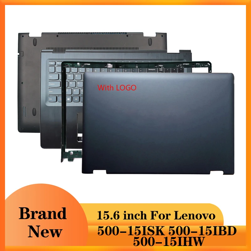 Nuovo Per Lenovo Flex 3 15 1570 1580 Yoga 500-15Isk 500-15Ibd 500-15Ihw Lcd Del Computer Portatile Della Copertura Posteriore/Anteriore Lunetta/Palmre