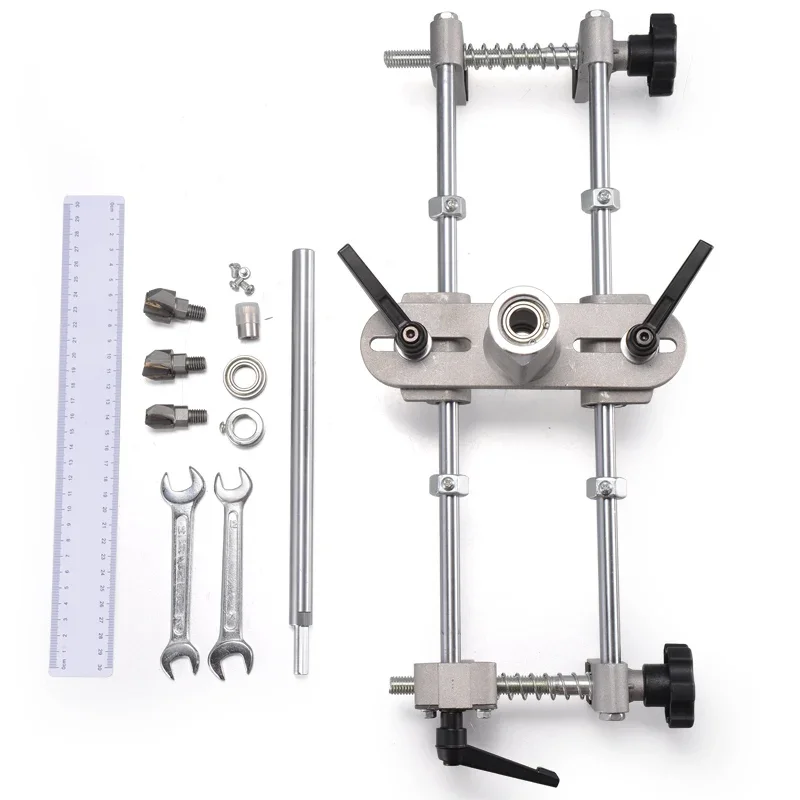 

Lock Mortiser Kit Mortice Lock Fitting Jig Kit Carbide Tip Wood Cutter Door Lock