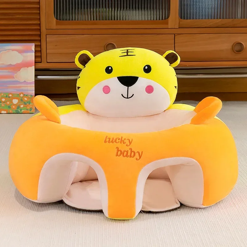 Cute Cartoon Baby Sofa Cover Learning to Sit Seat Feeding Chair Case Kids Baby Sofa Skin Infant Seat Without Cotton baby sofa seat cover