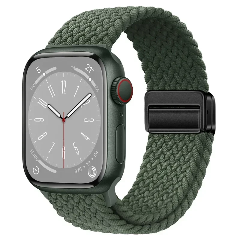 Premium Nylon Braided Loop Strap with Magnetic Closure