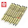 Pigma Micron Pen Neelde Soft Brush Drawing Liner Pen Set Brush Art Markers 2
