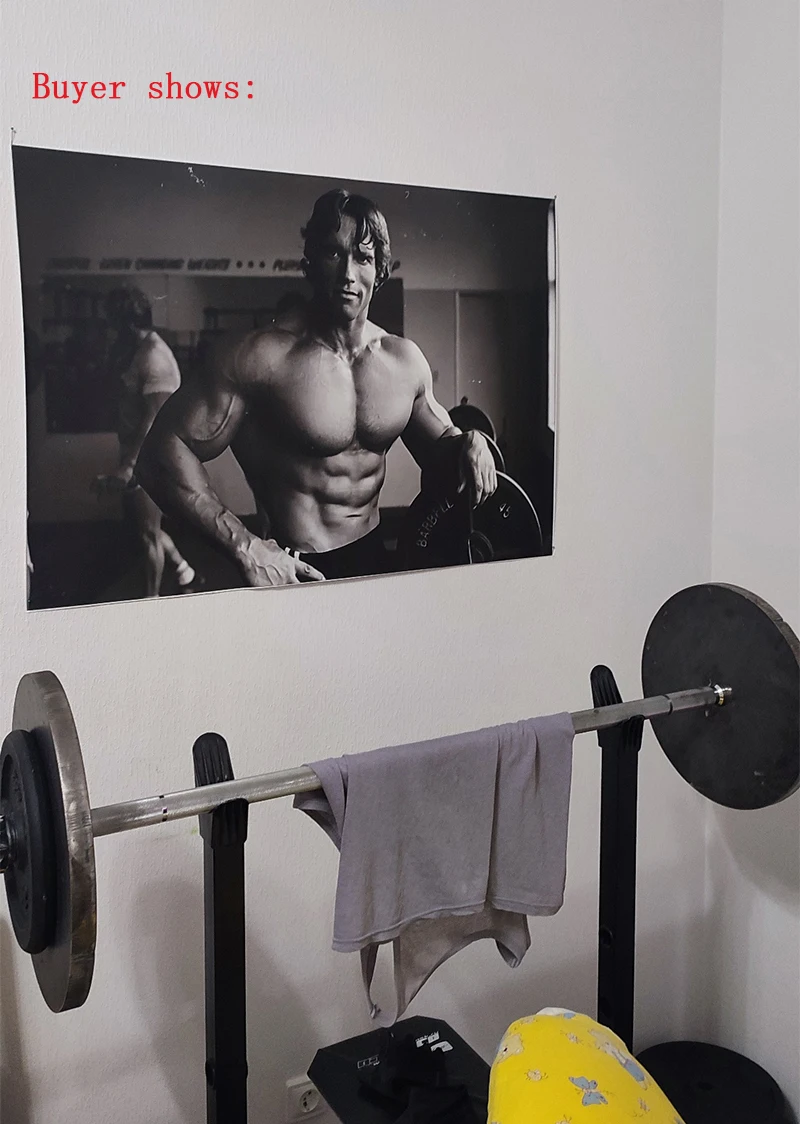 Immagini di personaggi famosi per bodybuilding Arnold Schwarzenegger  Fitness Art Poster Wall Art Canvas Painting for Gym Decor Painting -  AliExpress, image size:800x1124