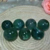Natural Crystal Blue Fluorite Sphere Energy Reiki Ornament Ore Polished Healing High Quality Home Decoration Room Decor Mineral 5