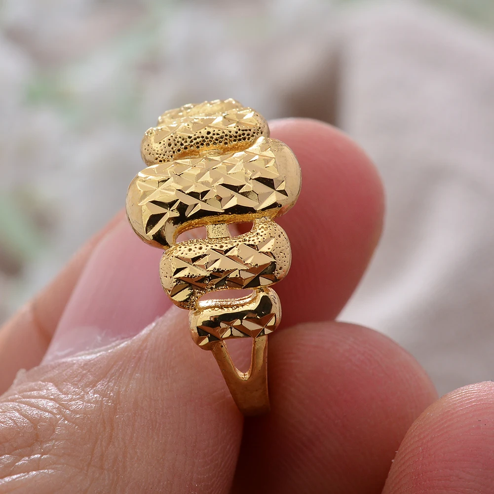 Light Weight Simple Gold Ring Design Annayoyo Dubai Gold Ring Got