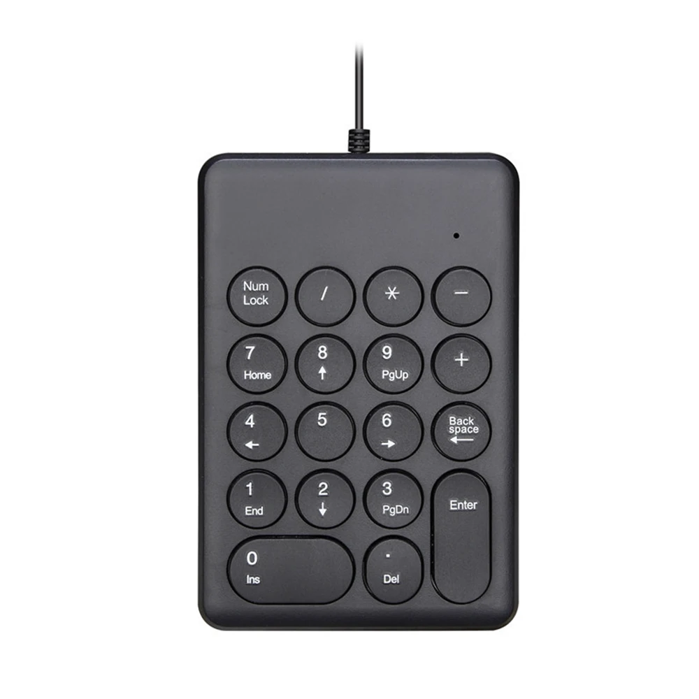 Wireless Numeric Keypad, Mini Number Keycap, 2.4G, USB Wired Keyboard, Laptop, Desktop, PC, Computer, Notbook, 18 Keys - 4