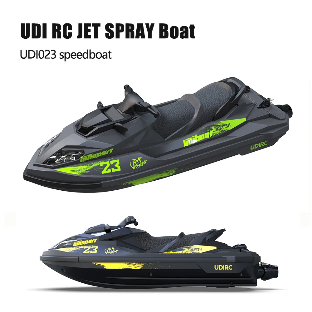 UDI RC 스피드 보트 제트 스프레이 RC 보트, 방수 RTR 브러시리스 고속 모델, 어린이용 장난감, 2.4G 리모컨
