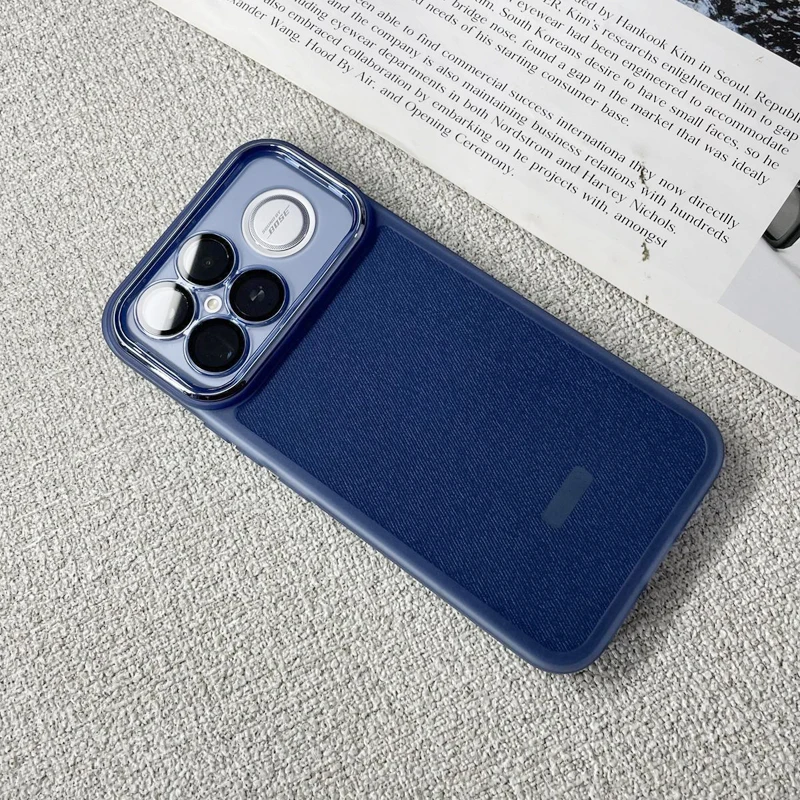 Enhanced Shockproof Silicone Back Cover with Plating Finish
