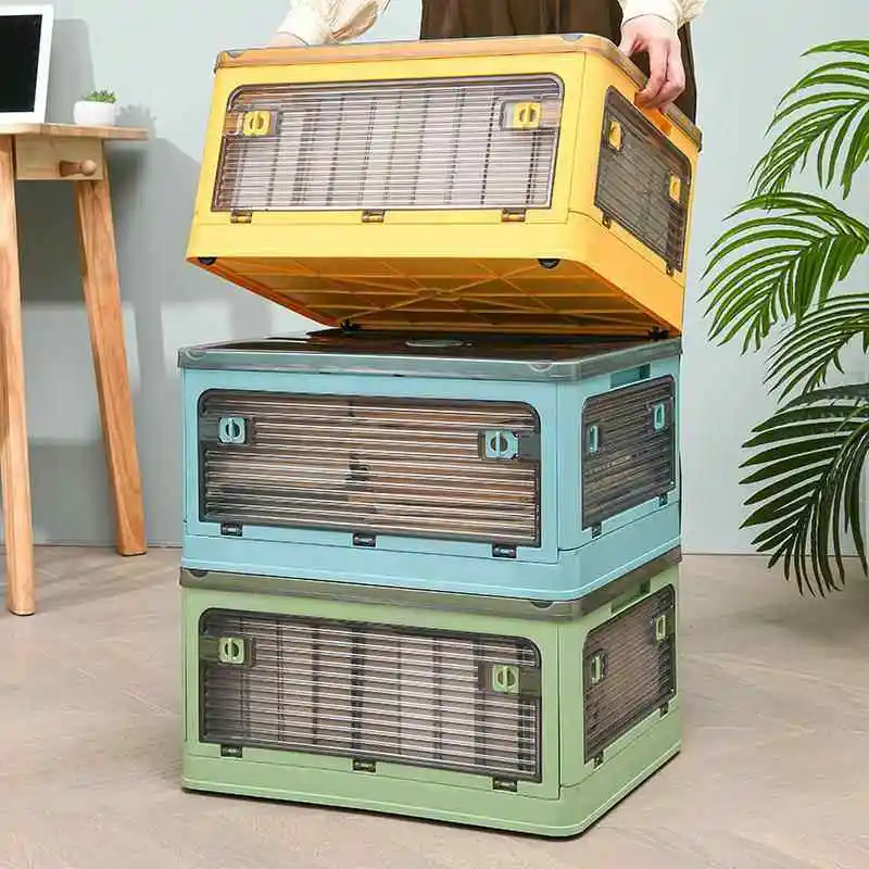 접이식 적층형 수납함, 5도어 캐비닛 및 바퀴 포함, 옷장 및 물품용 다용도 가정용 정리함