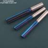 Carbide Reamer CNC Machine Hole Deburring Tool Blue Coating HRC65 Lath Cutter Drill Stainless Steel Hard Steel 4mm 6mm 8mm 1PCS 3