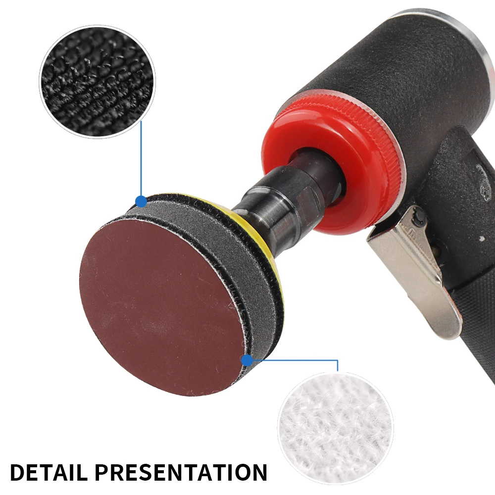 8 Fori 125 Mm Spugna Per Platorello 8 Fori - Cuscinetto Morbido Con Gancio E Anello, 125mm Per Levigatrici Cuscino Levigatura Pneumatico - Foto 5