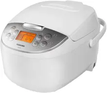 

Toshiba Rice Cooker 6 Cups Uncooked (3L) with Fuzzy Logic and One-Touch Cooking, White