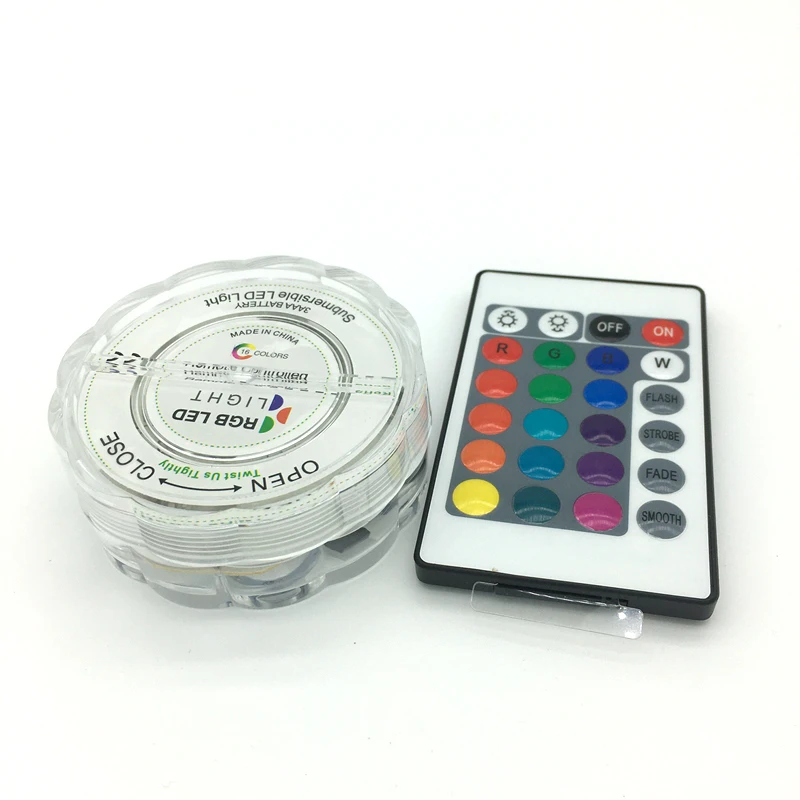 10 LED RGB hookah accessories hookah shisha LED light narguile chicha accessories festive party decoration with remote control 16 colors TSENG 0005, hookah accessories