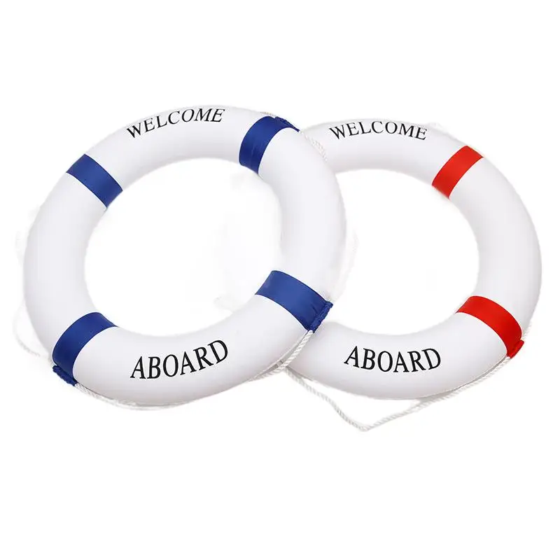 Colored Swim Ring Large Buoyancy Thickened Foam Mediterranean Flood Fighting Swim Float Water Surfing Safety Products Life Buoy
