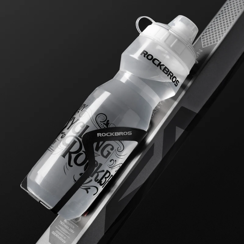 Water Bottle Bicycle Water Bottle Sports Bottle Bicycle Bottle Holder ROCKBROS Bicycle Water Bottle Cage 600ML 750ML