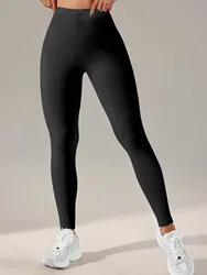Women's Stylish Yoga Pants for Gym and Outdoor Activities (Black)