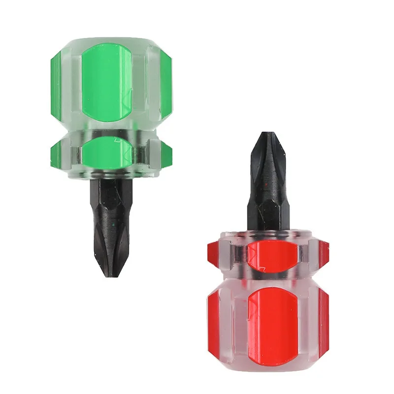 Mini Screwdriver Phillips Screwdriver Mini Screwdriver Short Small Split Fender Tools Kit Slotted Flat Cross-head Screwdrivers