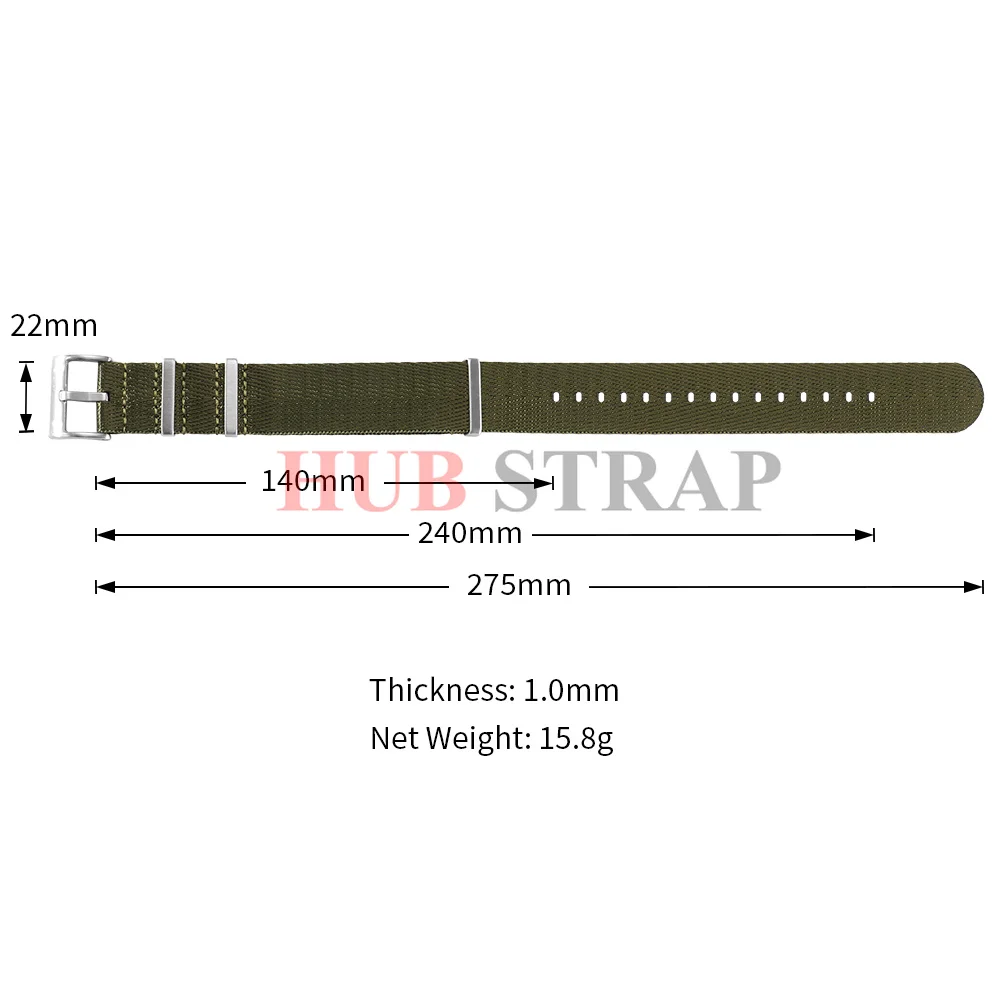 Versatile Nylon Sport Strap – Universal Watchband