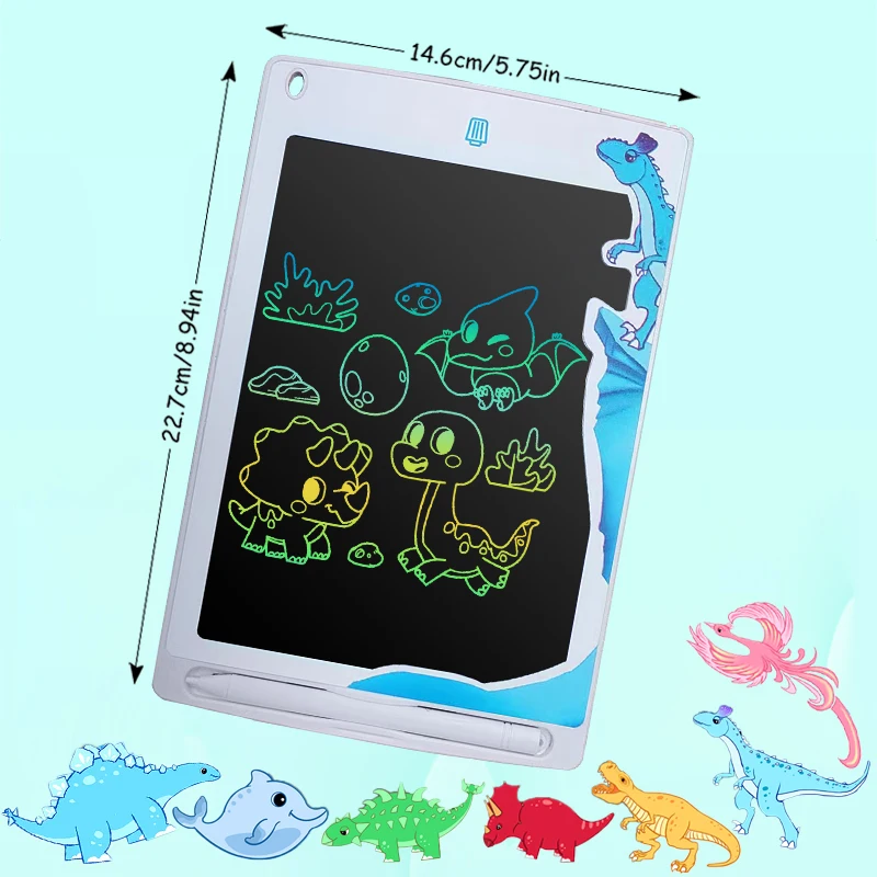 8.5 بوصة LCD تابلت للكتابة لوح رسم رقمي الكرتون من...